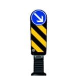 Esnek Refüj Başı Levhası Ø200mm TS EN 13422+A1 Performans Reflektifli 90cm