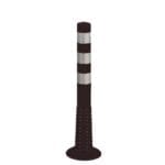 TPU Şerit Ayırıcı  Siyah 75cm Esnek Park Delinatör