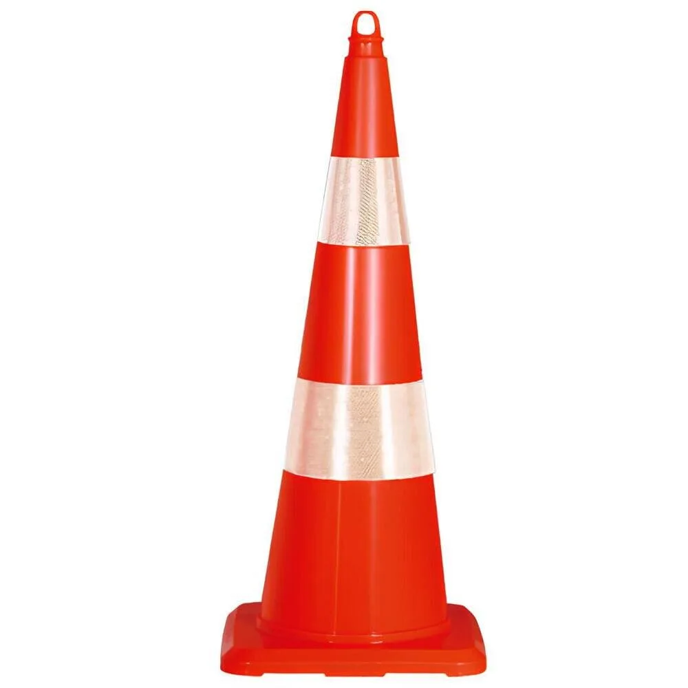 90 cm Trafik Konisi Yol Dubası PVC - Görsel 1