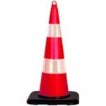 Plastik Yol Dubası 90 cm Trafik Konisi Duba Trafik Koni