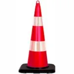 Plastik Yol Dubası 90 cm Trafik Konisi Duba Trafik Koni