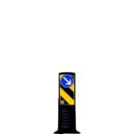 Esnek Refüj Başı Levhası Ø100mm TS EN 13422+A1 Performans Reflektifli