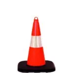 50 cm Ağırlıklı Koni Trafik Konisi Reflektörlü Plastik Duba
