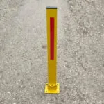 Otopark Kilitli Profil Bariyer Yatar Bariyer Kilitli