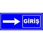 Otopark Giriş Levhası Otopark Yönlendirme Tabelası Sağdan