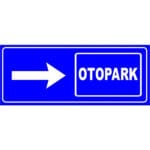 Otoparka Yönlendirme Tabelası Sağdan