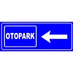 Otoparka Yönlendirme Tabelası Soldan