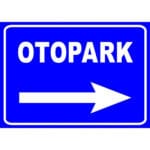 Otopark Yön İşaretleri Otopark Yönlendirme Levhası Sağ