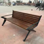 Ahşap Döküm Bahçe Bankı Park Bahçe Rahat Bank - Görsel 2