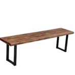 Bench Mutfak Ahşap Metal Dayanıklı Oturma Bench