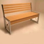 Park Bahçe Oturma Bankı | Sırt Yaslamalı Bank Modeli İmalatı