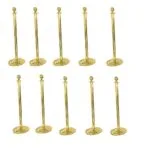 Pirinç VIP Bariyer Fiyatları Paslanmaz Protokol Bariyeri (10 Adet)