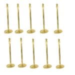 Pirinç VIP Bariyer Fiyatları Paslanmaz Protokol Bariyeri (10 Adet)