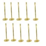 Pirinç VIP Bariyer Fiyatları Paslanmaz Protokol Bariyeri (10 Adet)