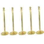 Pirinç Bariyer Fiyatları Paslanmaz Protokol Bariyeri (5 Adet)