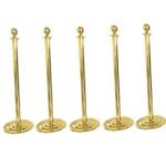 Pirinç Bariyer Fiyatları Paslanmaz Protokol Bariyeri (5 Adet)