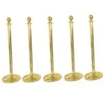 Pirinç Bariyer Fiyatları Paslanmaz Protokol Bariyeri (5 Adet)