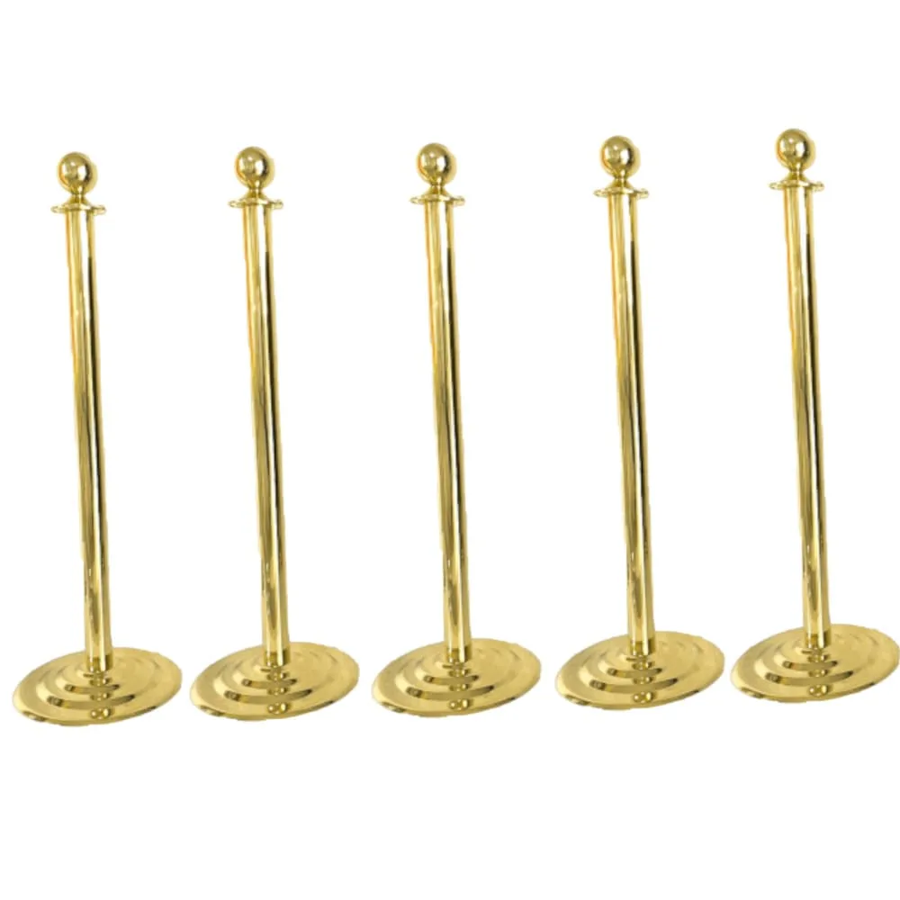 Pirinç Bariyer Fiyatları Paslanmaz Protokol Bariyeri (5 Adet) - Görsel 1