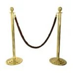 Pirinç VIP Bariyer Fiyatları Paslanmaz Protokol Bariyeri (10 Adet) - Görsel 2