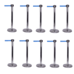 Krom Paslanmaz Yönlendirme Bariyeri Şerit Bariyer - 304 Krom (10 adet)