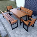 Ahşap Bahçe Takımı | Dayanıklı ve Şık Ahşap Masa Takımı