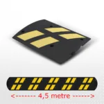 Yol Kasisi Hız Kesici Kasis Kauçuk Otopark Kasisi 500x400x40mm 4,5 Metre