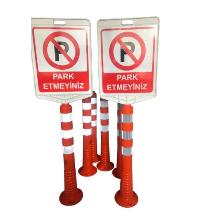 Eczane Önü Park Etmeyiniz Plastik Trafik Levhası - Görsel 2