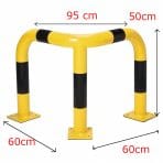 KÖŞE KORUYUCU DEMİR BARİYER – KOLON KORUMA DİREĞİ - Görsel 2