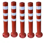 Delinatör 5li Yol Şerit Ayırıcı Delinatör 75 cm Ekonomik