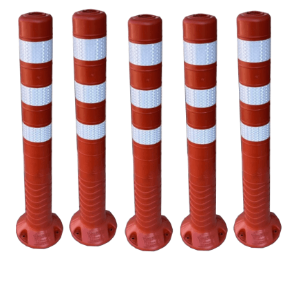 Delinatör 5li Yol Şerit Ayırıcı Delinatör 75 cm Ekonomik