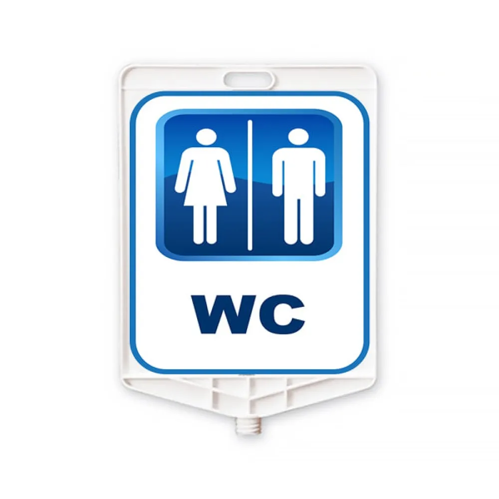 bay-bayan-wc-plastik-levha Bay bayan WC plastik yönlendirme levhası