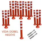 Delinatör 16lı Yol Şerit Ayırıcı Delinatör 75 cm Ekonomik