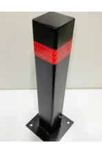 Metal Park Dubası Araba Engelleyici Otopark Bariyeri Trafik Dubası Yol Ayırıcı Metal Delinatör - Görsel 2