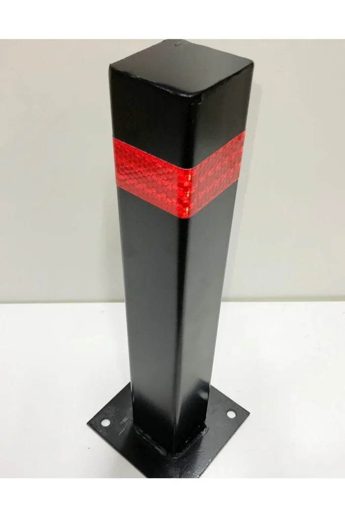 Metal Park Dubası Araba Engelleyici Otopark Bariyeri Trafik Dubası Yol Ayırıcı Metal Delinatör - Görsel 2