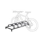 Bisiklet Park Demiri 5’li – 5 Bisiklet Kapasiteli Metal Park Yeri (154x50x35 cm)